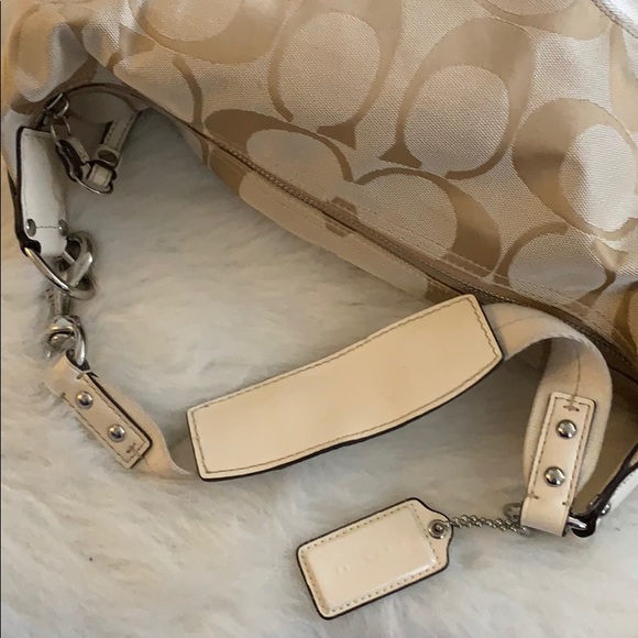 Coach | signature stripe monogram hobo bag - Picture 7 of 16